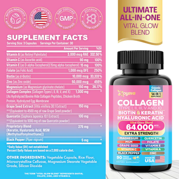 Magic Moss , Shilajit, and Cosmic  Collagen Super Blend Capsule