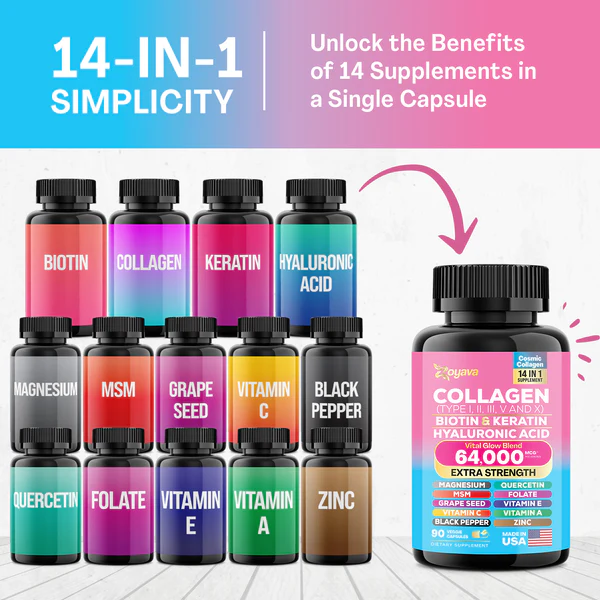 Magic Sea Moss, Shilajit, and Collagen Super Blend Capsule