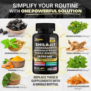 Magic Moss , Shilajit, and Cosmic  Collagen Super Blend Capsule