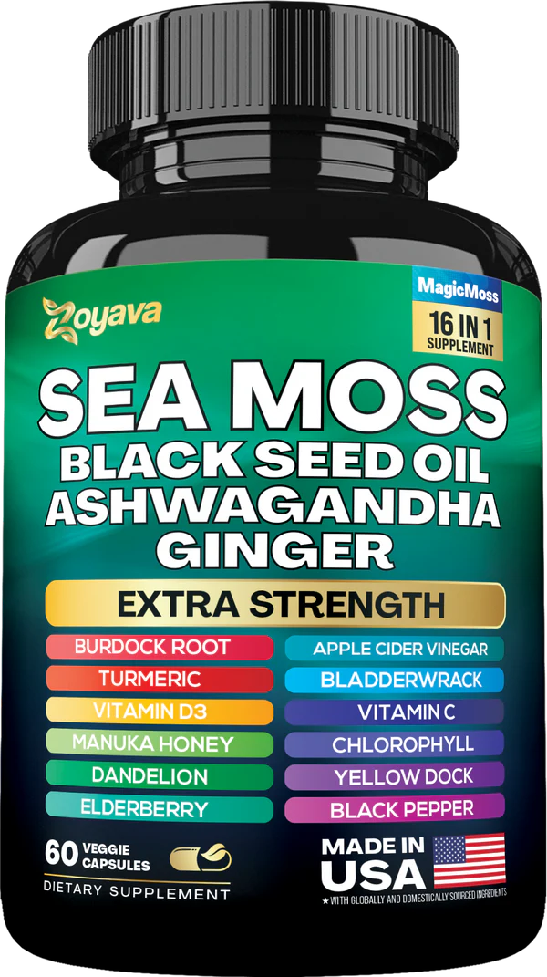 Unlock Total Wellness  with Magic Moss Super Blend Capsules